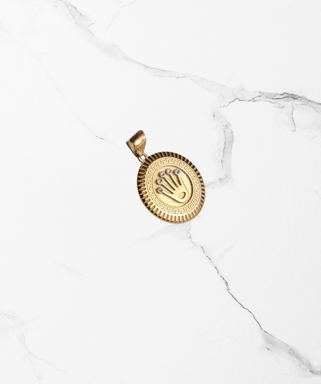 Dije Corona Rolex en Oro Laminado 18k