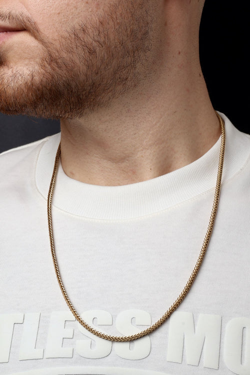 Cadena  Roma Oro Laminado 18K - Hombre