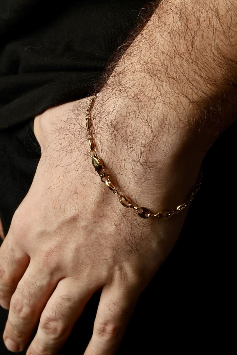 Pulsera Gucci en Oro Laminado 18K - Hombre