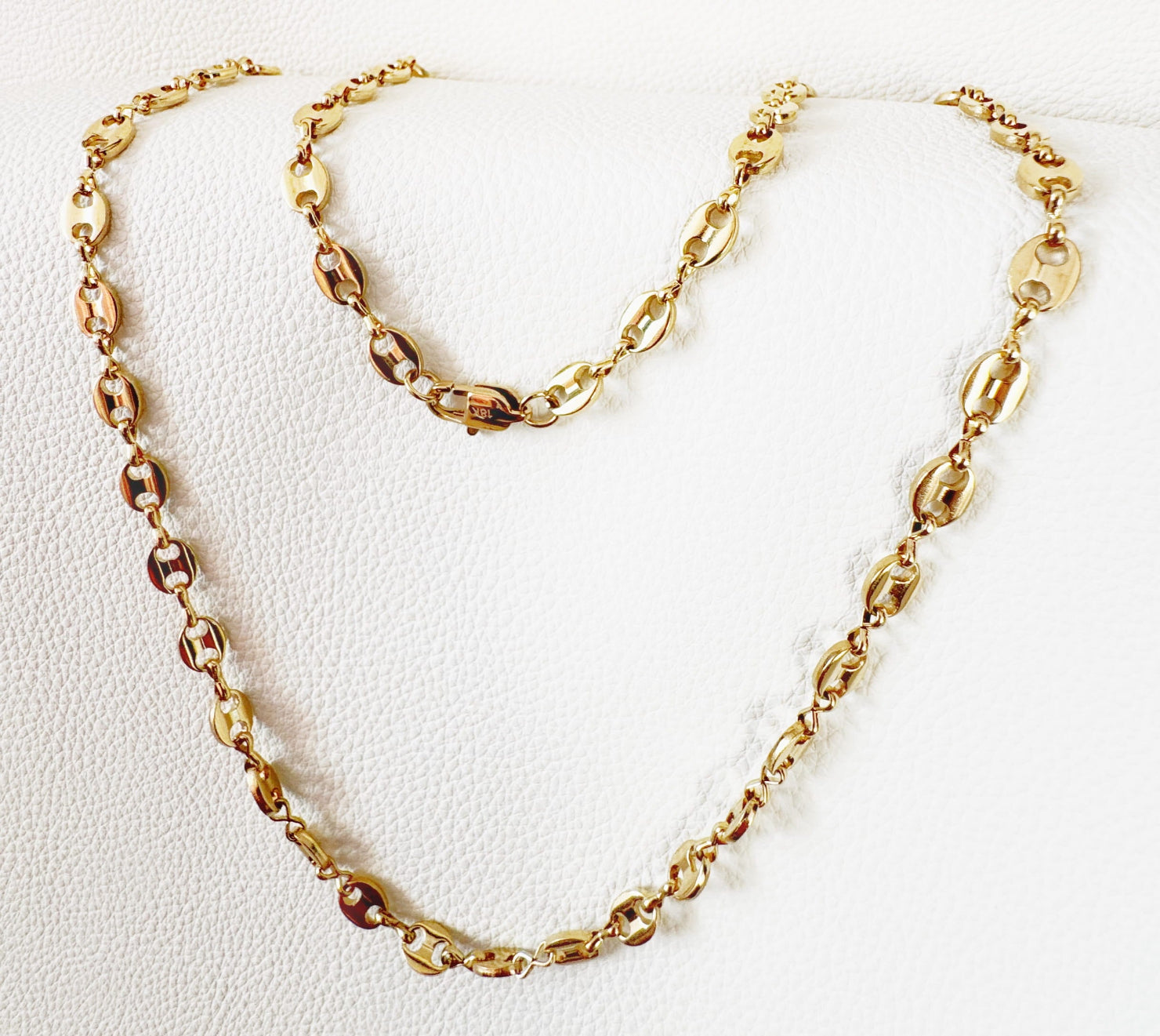 Cadena Gucci Oro Laminado 18K - Hombre