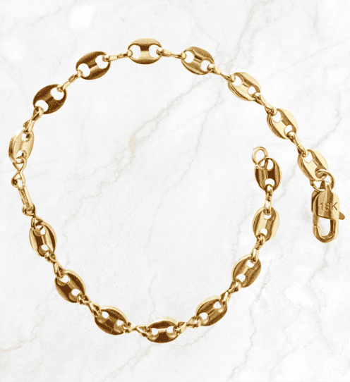 Pulsera Gucci en Oro Laminado 18K - Hombre