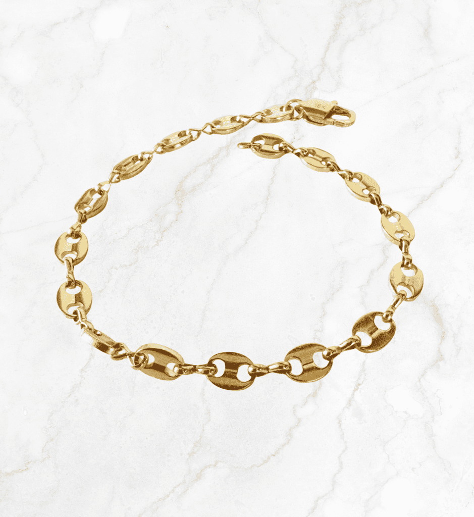 Pulsera Gucci en Oro Laminado 18K - Hombre